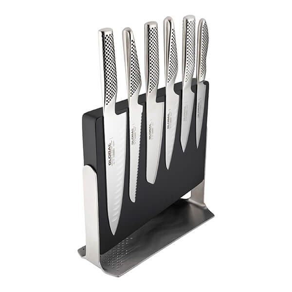 Global G-AIR7B Air Kaze 7 Piece Knife Block Set