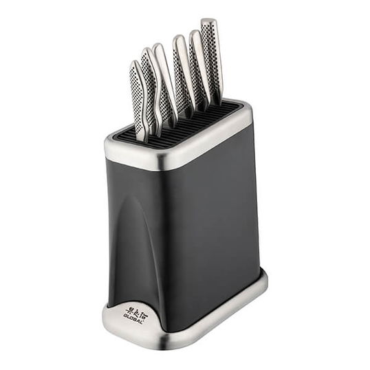 Global G-FIRE7B Fire Hi 7 Piece Knife Block Set