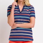 Brakeburn Stripe Polo Shirt Size 10