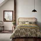 Morris & Co Artichoke Duvet Cover Set King Size Charcoal & Mustard