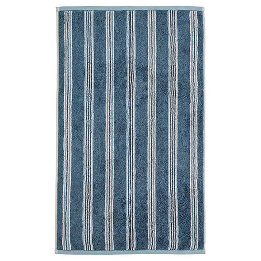 Sanderson Options Brecon Stripe Bath Sheet Midnight