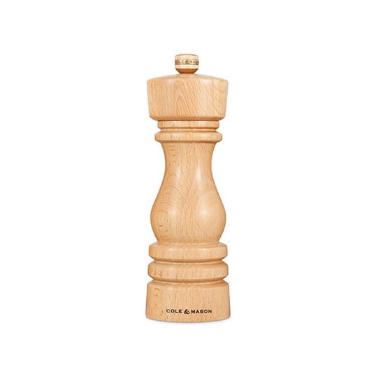 Cole & Mason London 18cm Natural Beech Salt Mill