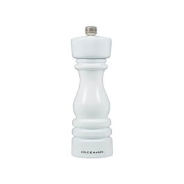 Cole & Mason London 18cm White Gloss Pepper Mill