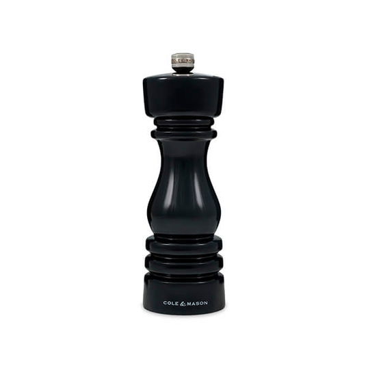 Cole & Mason London 18cm Black Gloss Salt Mill