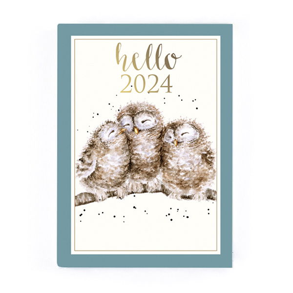 Wrendale Designs Owlets Desk Diary 2024