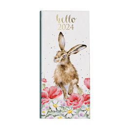 Wrendale Designs Field of Flowers Slim Diary 2024