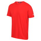 Regatta Men`s Tait Lightweight Active T-Shirt Fiery Red Size L