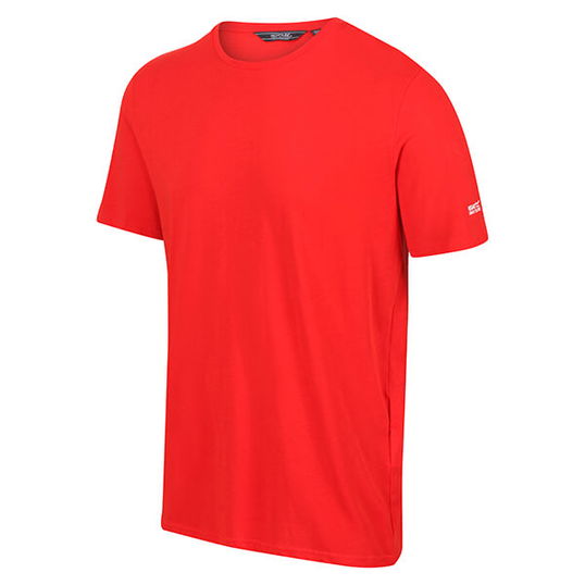 Regatta Men`s Tait Lightweight Active T-Shirt Fiery Red Size L