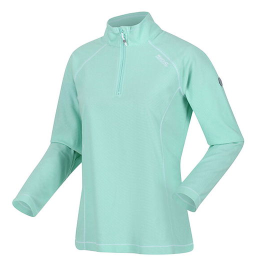 Regatta Women`s Montes Lightweight Half-Zip Fleece Ocean Wave White Size 20
