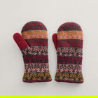 Seasalt Mingle Mittens Star Flower Carmine