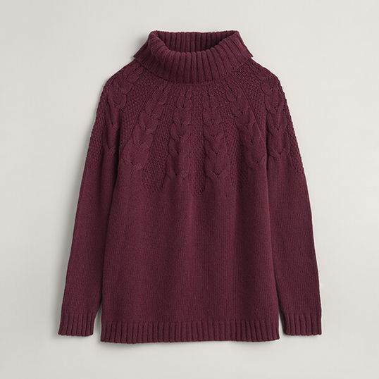 Seasalt Entwine Jumper Merlot