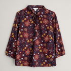 Seasalt Winnard Top Breon Floral Merlot