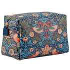William Morris Strawberry Thief Large Blue Wash Bag