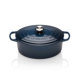 Le Creuset Signature Ink Cast Iron 27cm Oval Casserole