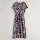 Seasalt Chapelle Jersey Dress Carved Floral Maritime Size 18
