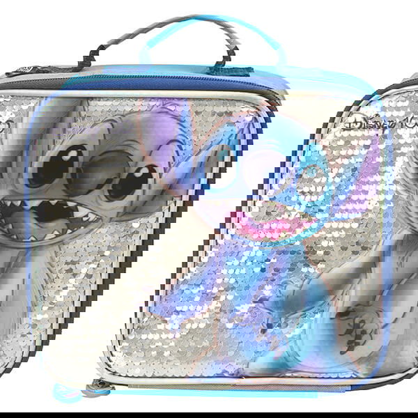 Disney Stitch Sketch Sequin Lunch Bag