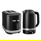 KitchenAid Breakfast Suite Matte Black 1.7L Kettle and 2 Slice Toaster Set