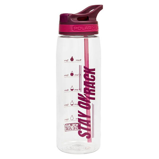 Polar Gear Aqua Curve Tritan Tracker 750ml Bottle Grape
