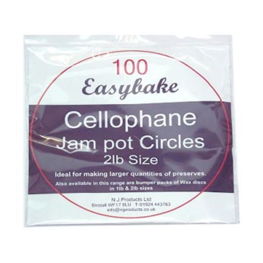 NJ Products 2lb Transparent Cellophane Discs