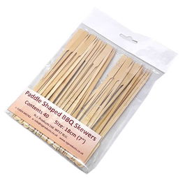 NJ Products BBQ Paddle Skewers 18cm