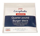 NJ Products Quarter Pound Non-Stick Burger Discs 11cm