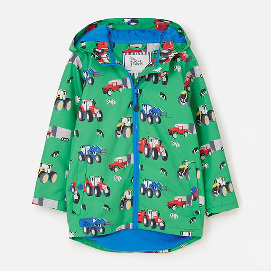 Lighthouse Boys Ethan Coat Peagreen Tractor Size 2-3y