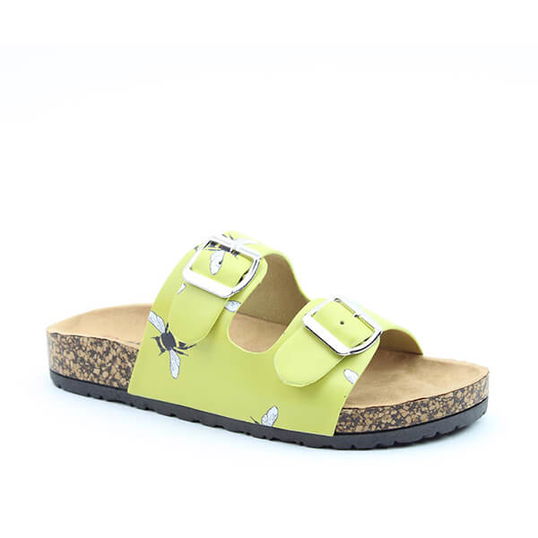 Heavenly Feet Harmony Lime Bee Sandals Size 6