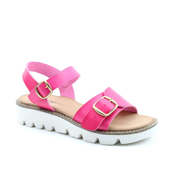 Heavenly Feet Trudy Fuchsia Premium Sandals Size 5