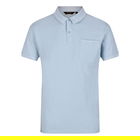 Regatta Mens Tinston Polo Shirt Cool Blue Size XL