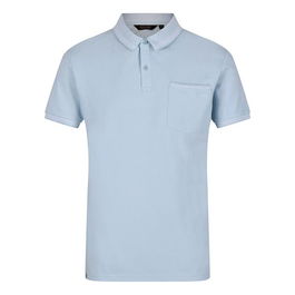Regatta Mens Tinston Polo Shirt Cool Blue Size XL