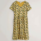 Seasalt Brush Drawing Dress Sea Petal Dark Hay Size 20