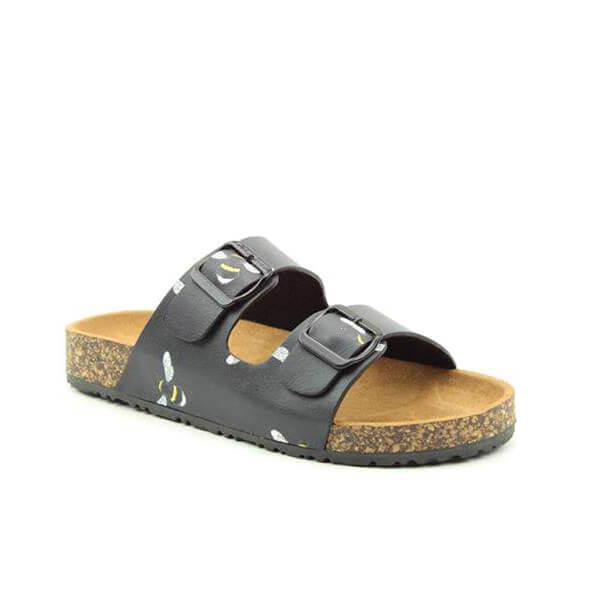 Heavenly Feet Harmony Black Bee Sandals Size 8