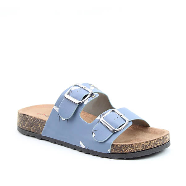 Heavenly Feet Harmony Denim Bee Sandals Size 4