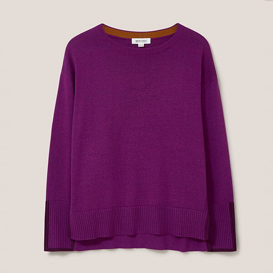 White Stuff Olive Jumper Dark Pink