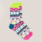 White Stuff Reindeer Fairisle Cabin Socks