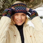 Pachamama Granada Navy Headband & Mitts Set