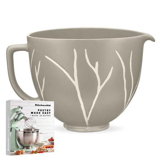 KitchenAid Ceramic 4.8L Mixer Bowl Bare Trees With FREE Gift