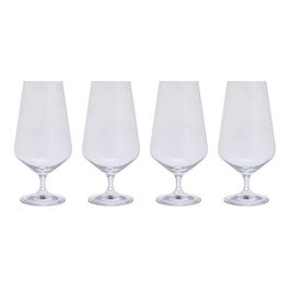 Dartington Cheers! Set Of 4 Stemmed Beer Glasses