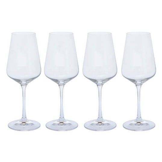 Dartington Cheers! Set Of 4 White Wine Glasses