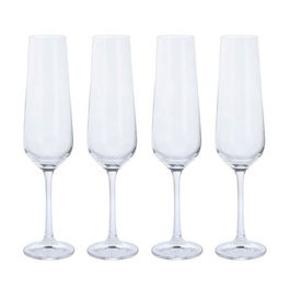 Dartington Cheers! Set Of 4 Flute Glasses