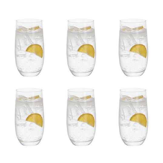 Dartington Six Set Of 6 Highball Glasses