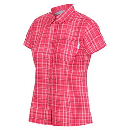 Regatta Women's Mindano VI Short Sleeve Shirt Tropical Pink Check Size 18