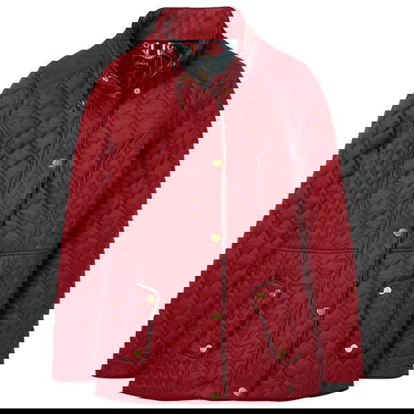 Joules Red Wine Newdale Quilted Jacket Size 20