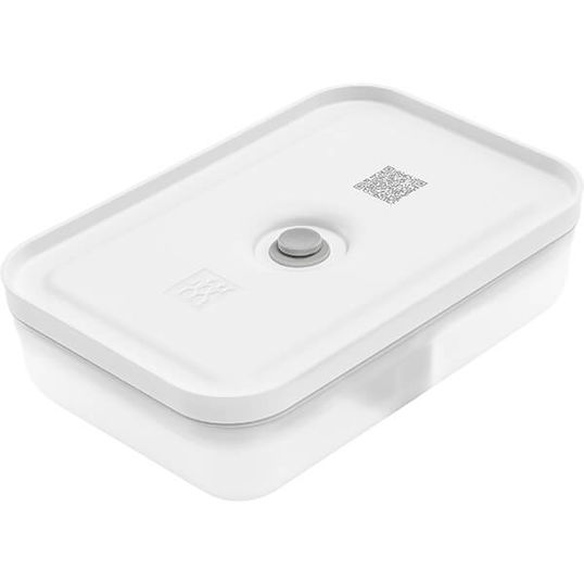 Zwilling Fresh And Save Vacuum Lunch Box Large Flat Plastic Semi-transparent