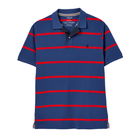 Joules Mens Navy Red Stripe Filbert Polo Shirt Size M