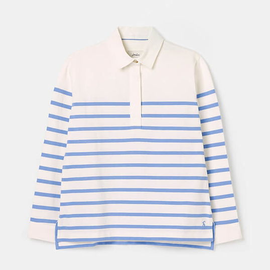 Joules Blue Stripe Ottilie Deck Shirt Size 20