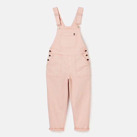 Joules Pink Rampling Straight Leg Dungaree Size 12