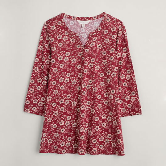 Seasalt Risso Top Floral Cascade Jam