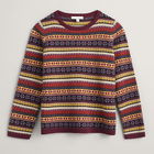 Seasalt Percella Cove Jumper Float Burnt Wood Multi