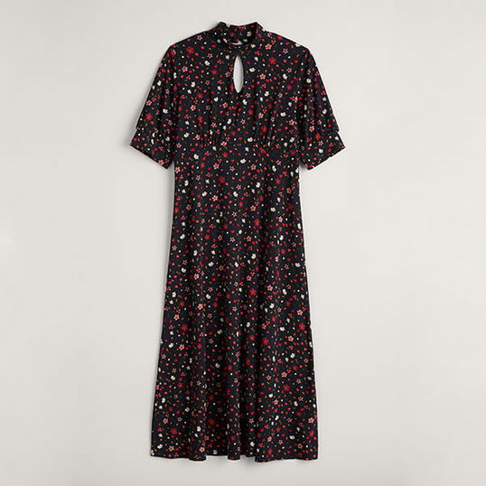 Seasalt Calendula Dress Petal Press Onyx